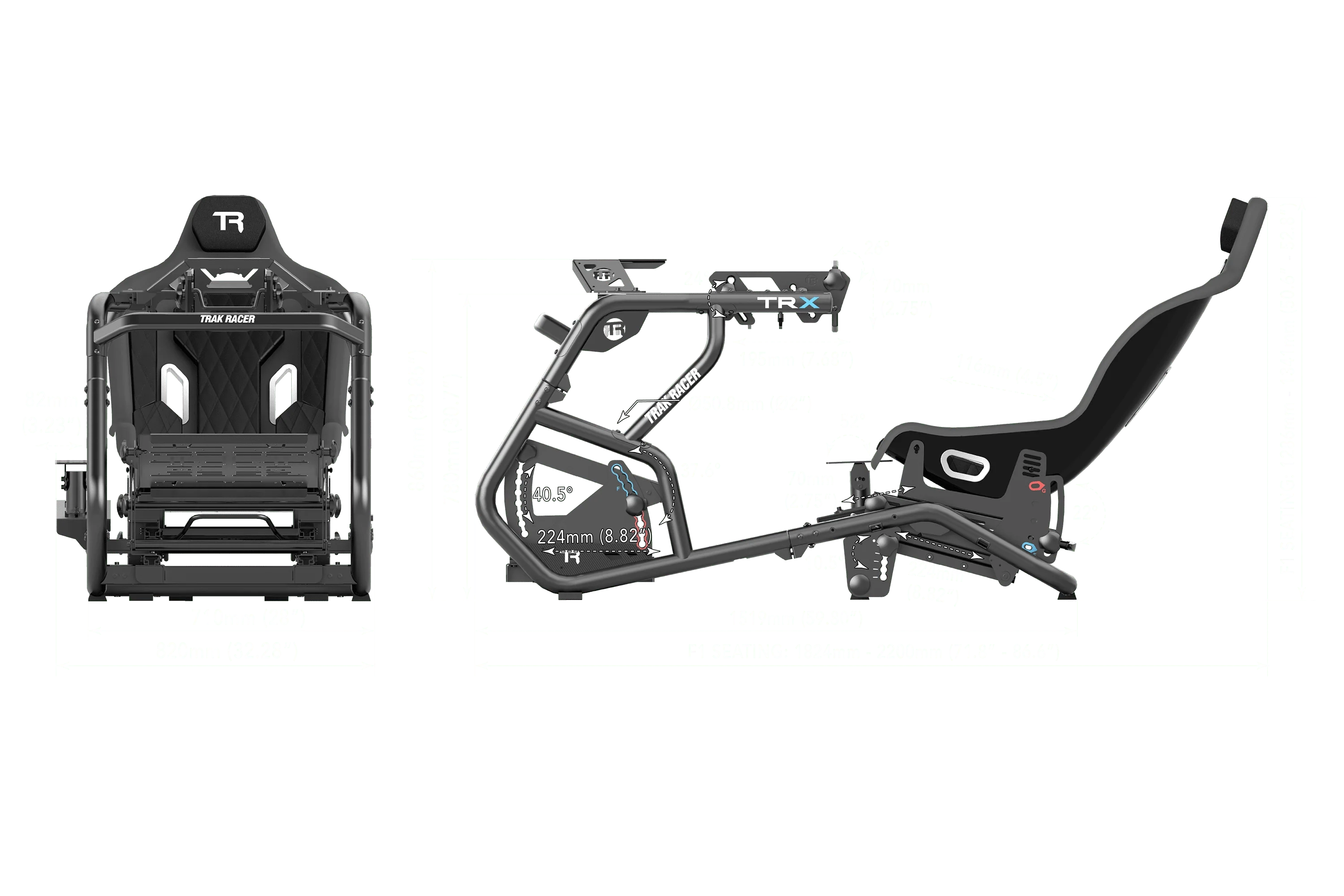 TRX V2 Racing Simulator - Black - Image 8