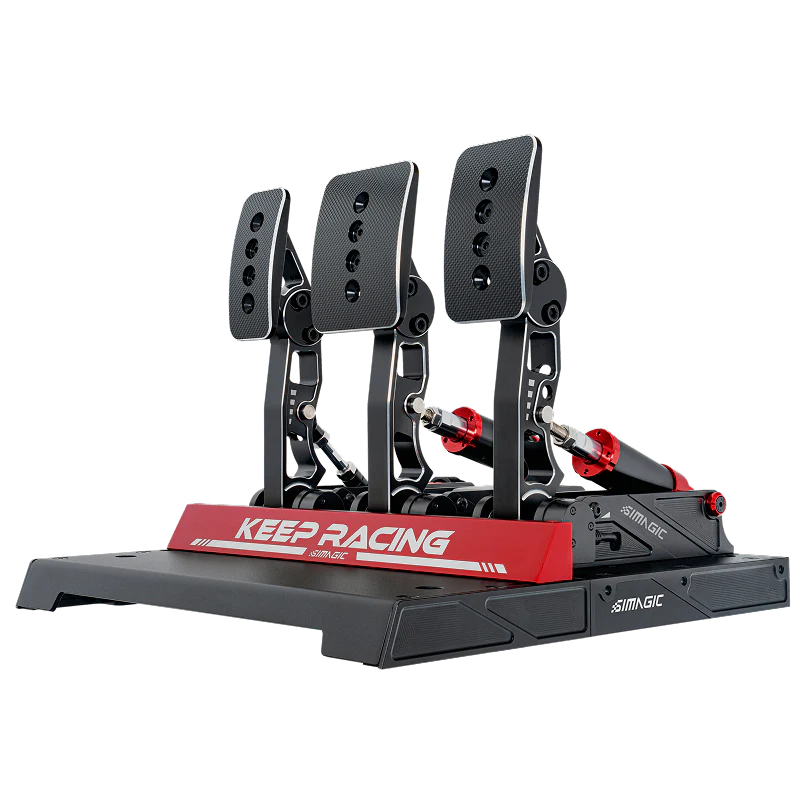 Simagic Alpha EVO Pro 18nm Wheel Base, GT NEO Steering Wheel & Pedal Set Bundle - Image 4