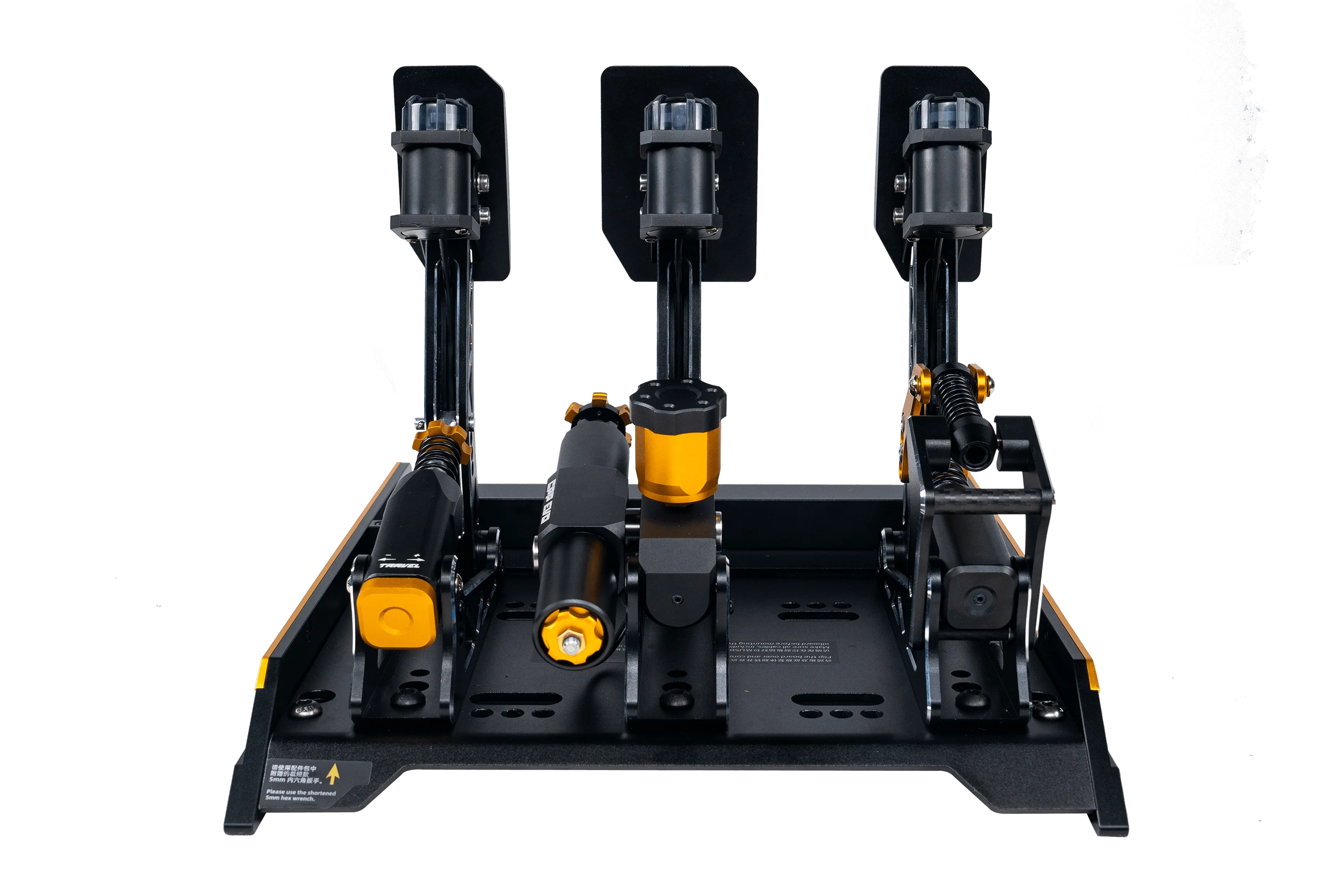 Conspit CPP V2 EVO 3 Pedal Set – Dual-Stage Hydraulic Sim Racing Pedals - Image 5