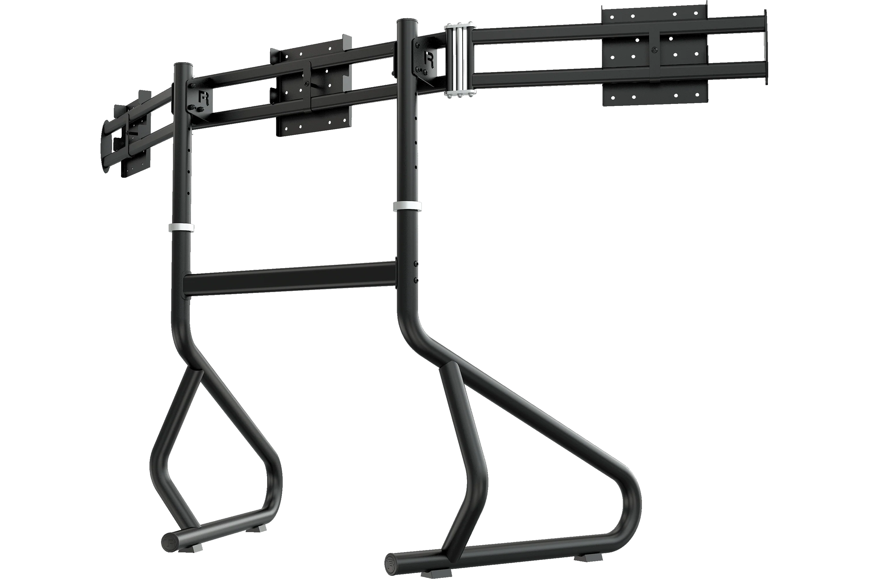 Freestanding Triple Monitor Stand - Supports 22" to 32" Displays - Image 6