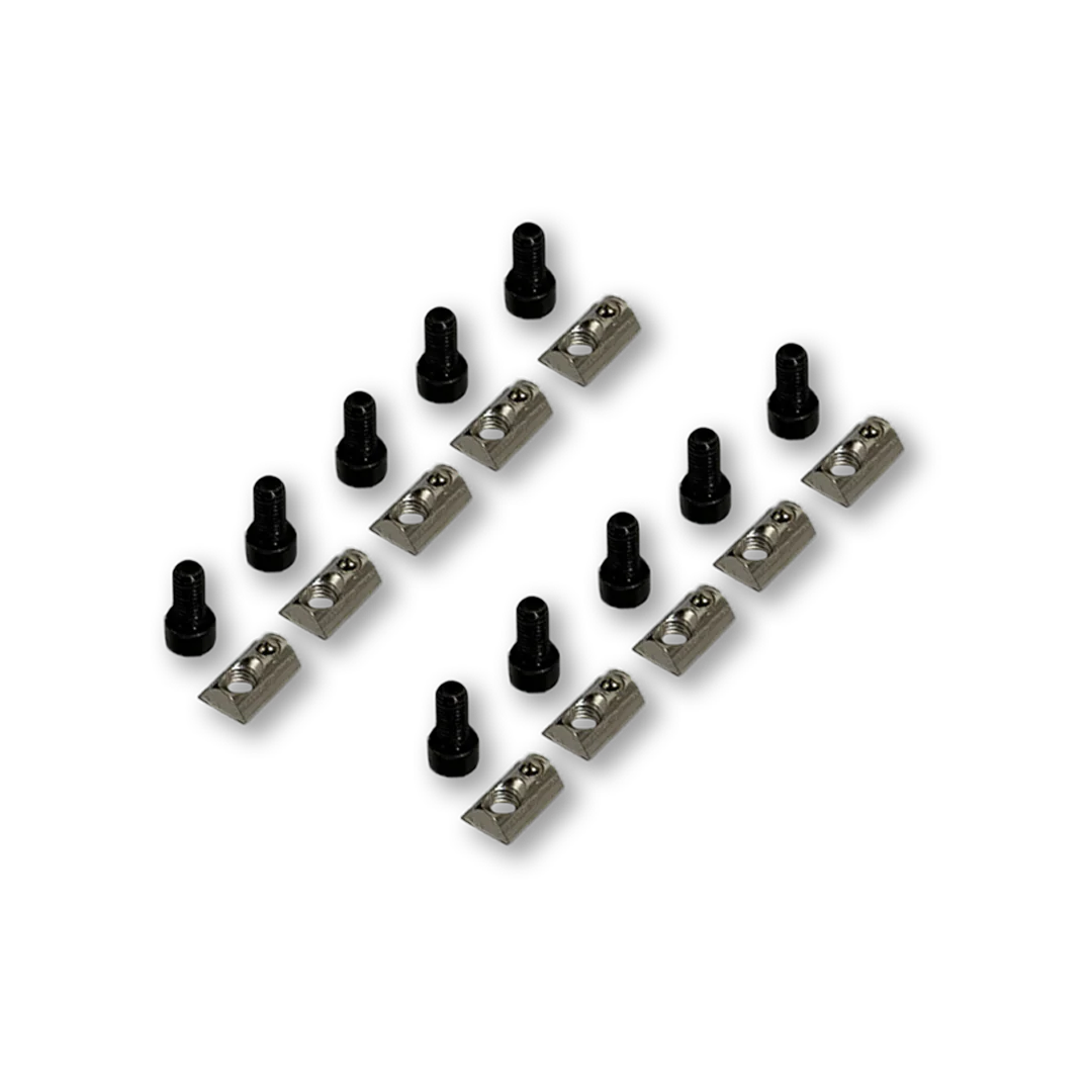 Hex Bolt and Ball-bearing Nut for 8mm T-Slot - Set of 10 or 20 - Image 2