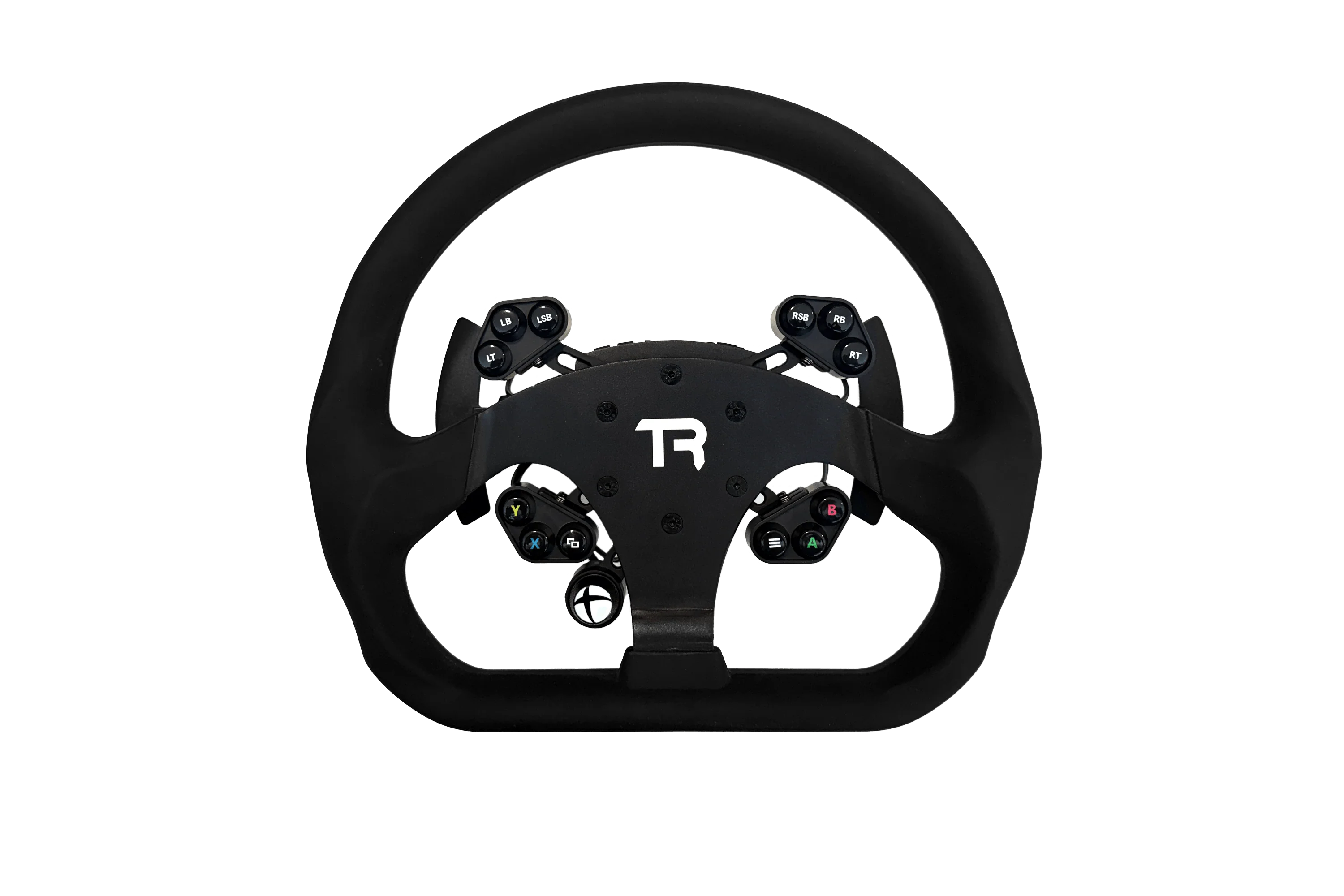 330mm/13" Flat-Bottom GT Sim Racing Wheel – Aluminium with Durable Silicon Hand Grips - Image 7